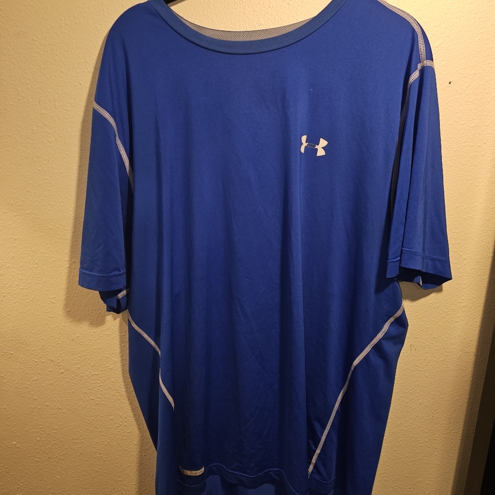 Under armour sz. Large blue athletic tshirt